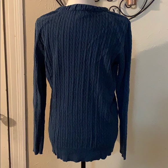 Eddie Bauer Blue Sweater - Picture 4 of 6